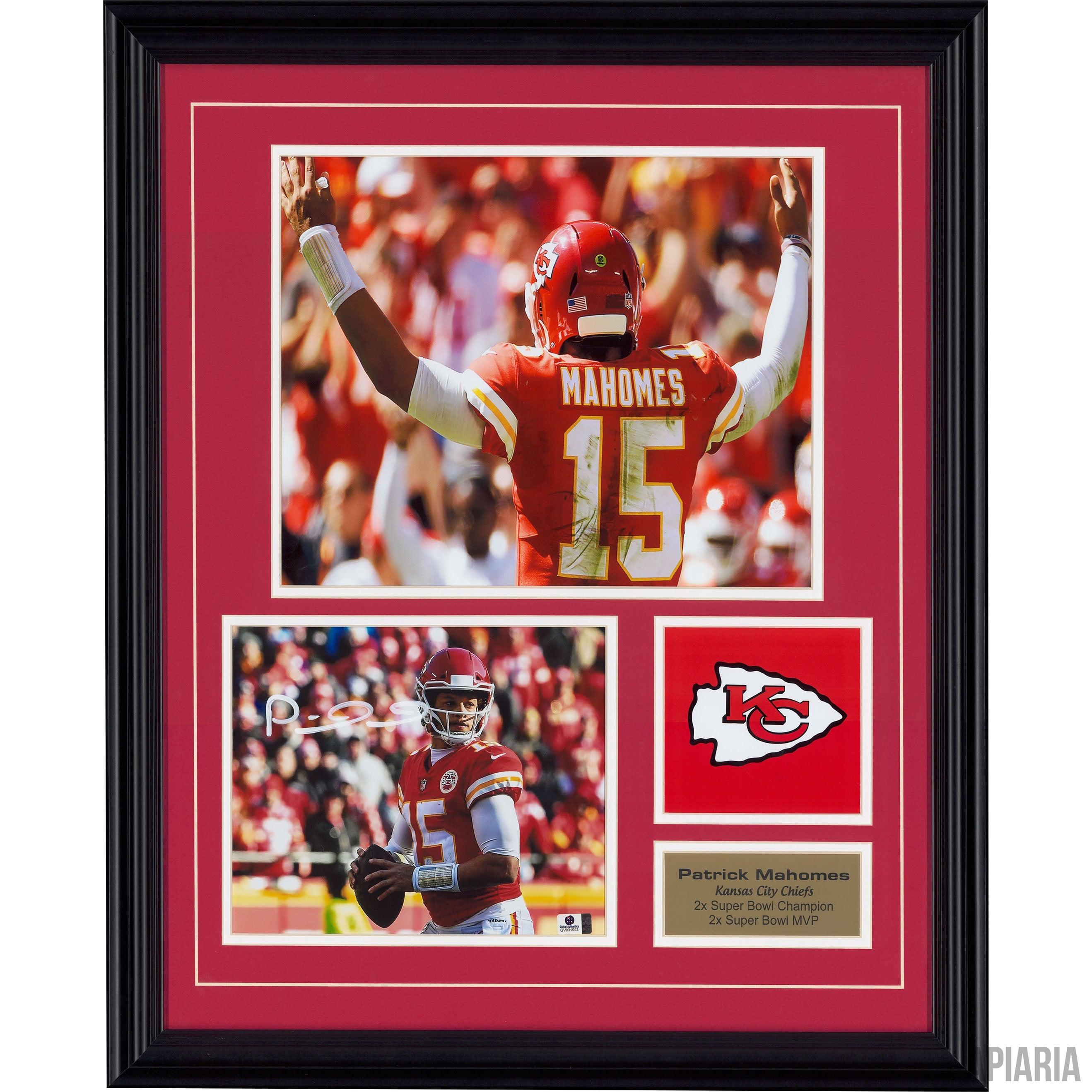 Patrick Mahomes Kansas City Chiefs Autographed Framed Super