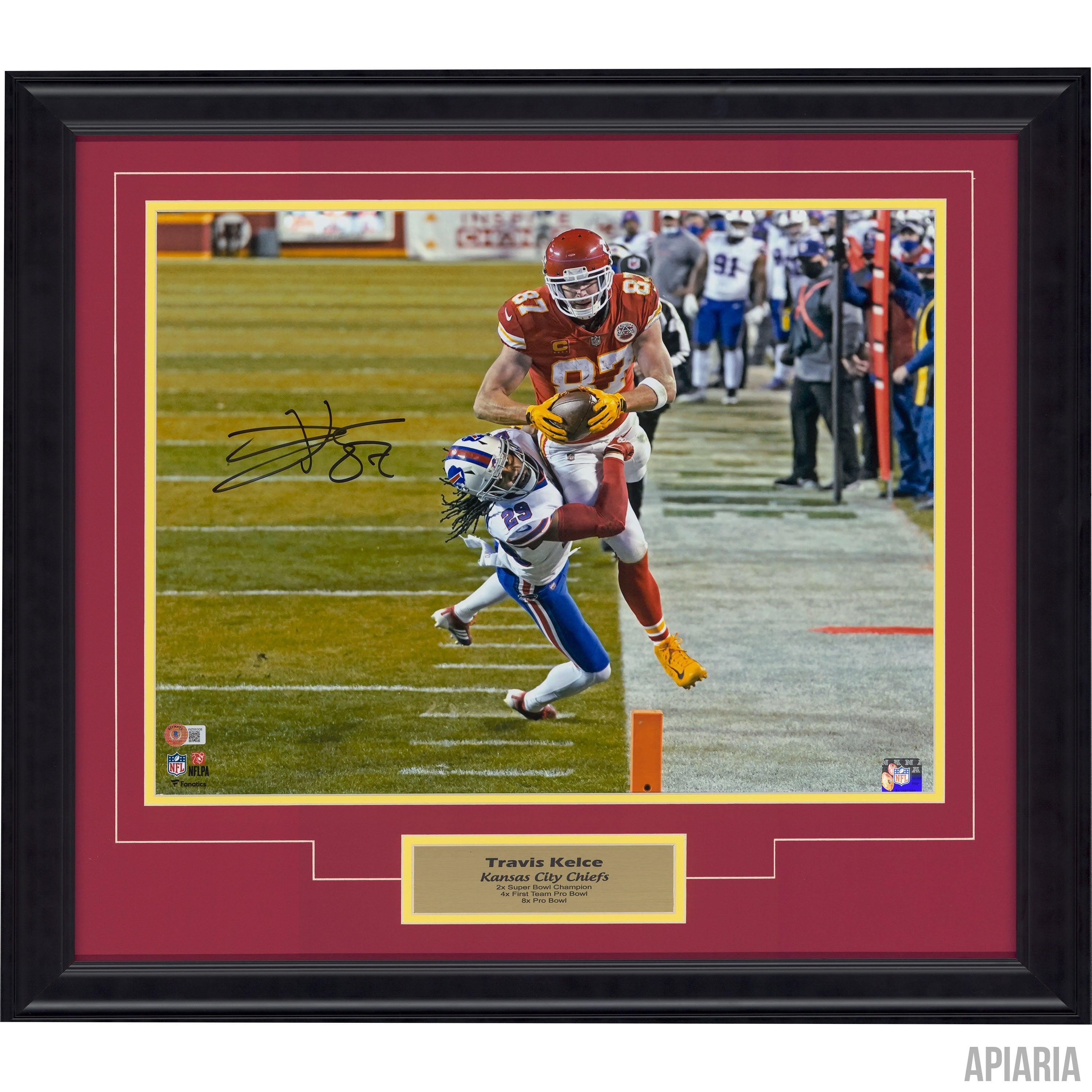 Autographed Kansas City Chiefs Travis Kelce Fanatics Authentic