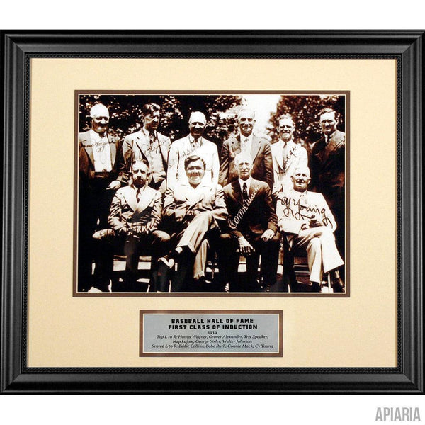 Yogi Berra Autographed Photo, With Babe Ruth - Apiaria