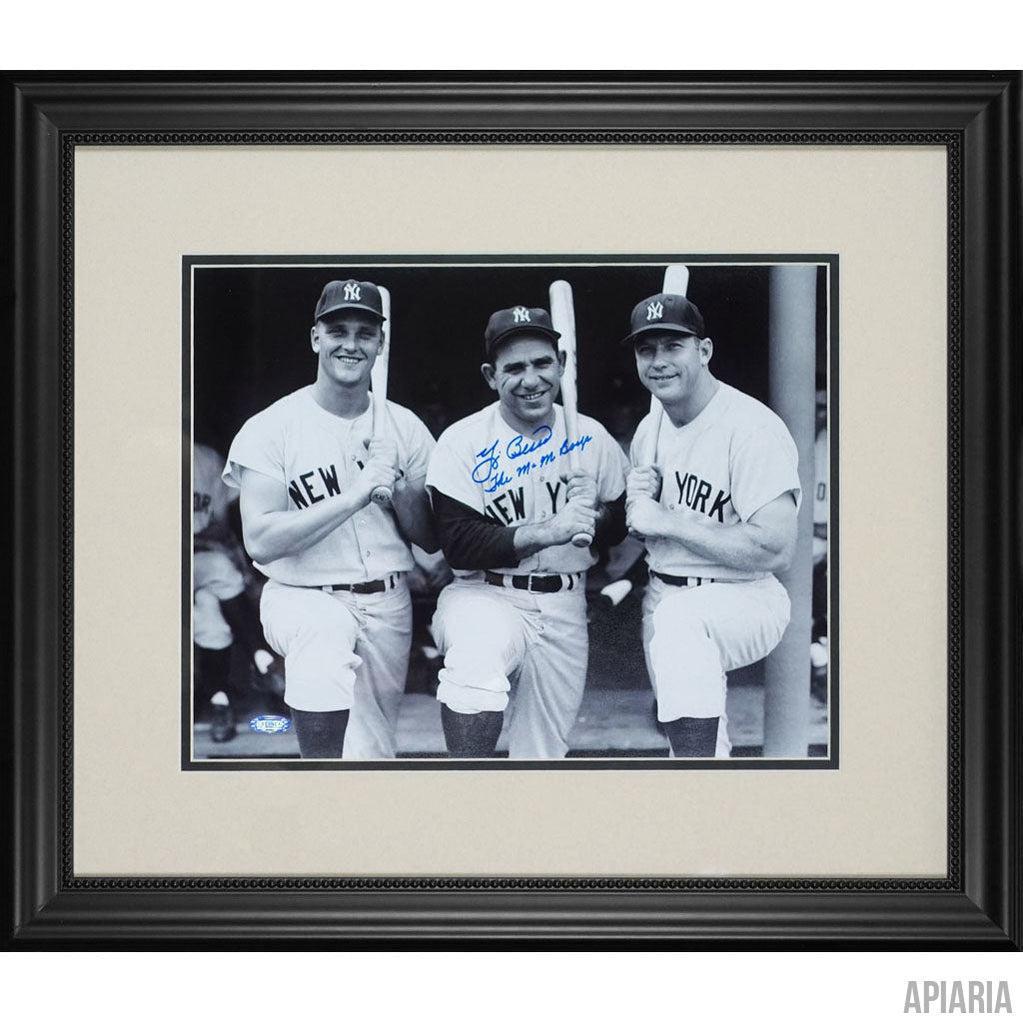 Yogi Berra Autographed Photo, With Babe Ruth - Apiaria