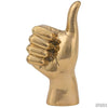 Thumbs Up Brass Sculpture, tabletop art-Sculpture-Apiaria