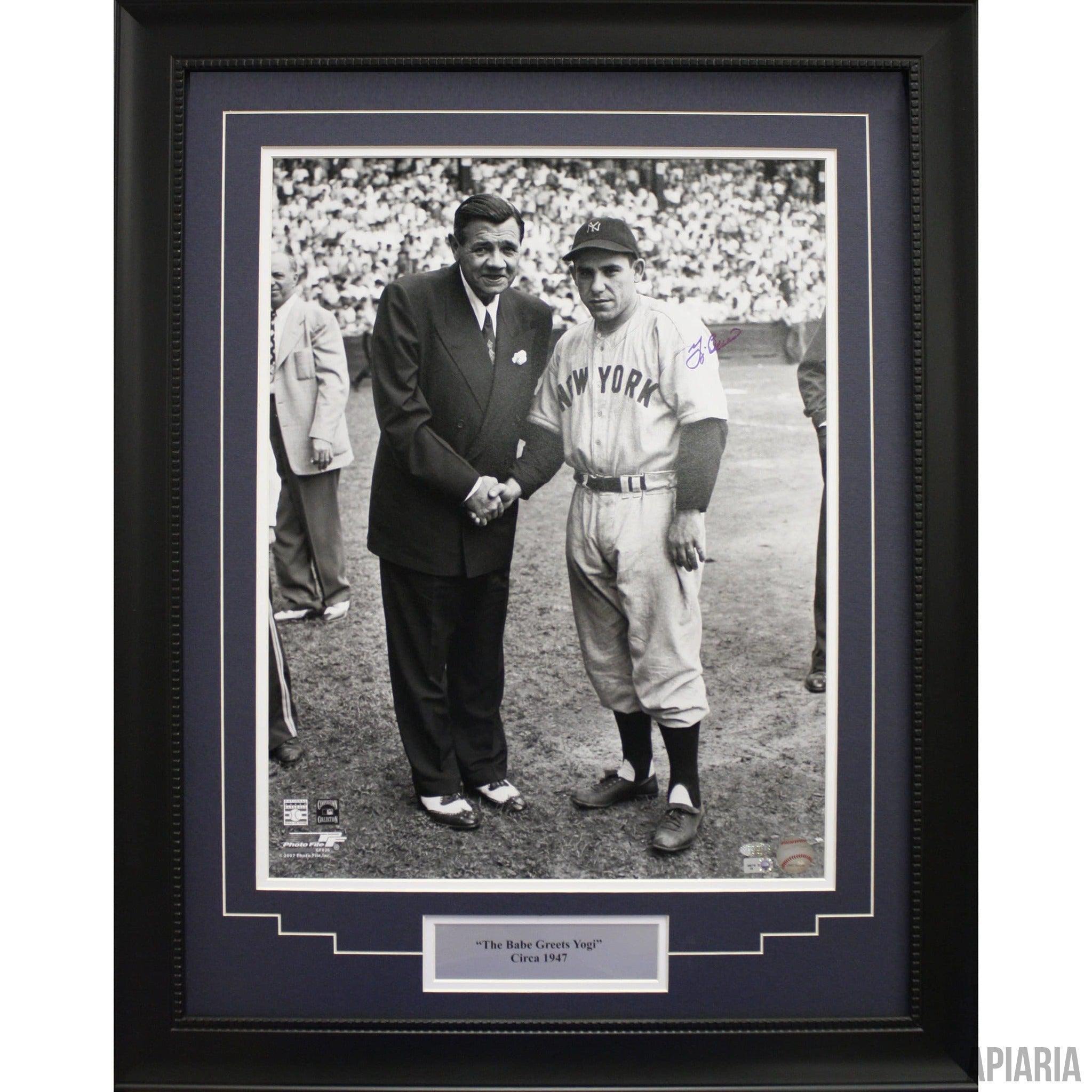 Yogi Berra Hand Signed 11x14 Photo Yogi Berra Family Collection